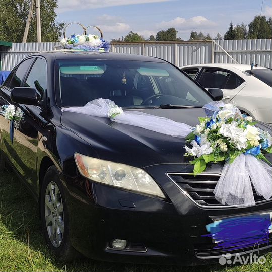 Украшения кольца на машину свадебные