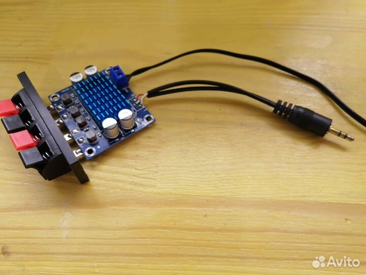 Готовый усилитель мощности звука 2*30Вт + бп