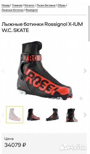 Лыжные ботинки rossignol x ium wc