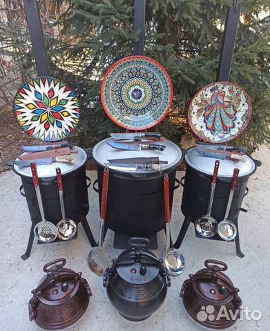 Казан чугунный узбекский