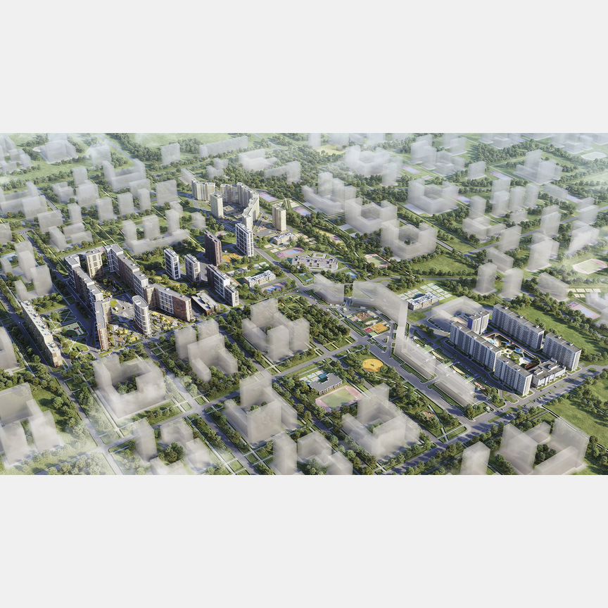 2-к. квартира, 63,4 м², 1/17 эт.