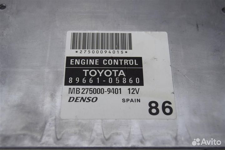 Блок управления двигателем Тойота Авенсис Т250