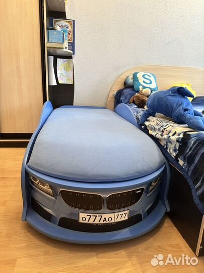 Детская кровать автомобиль UNO BMW