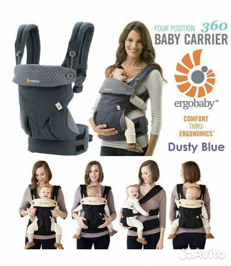 Эргорюкзак Ergo Baby 360, 4 позиции, почта бесплат