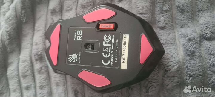 Мышь беспроводная A4Tech Bloody R8 skull