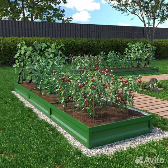 Грядки в теплицу