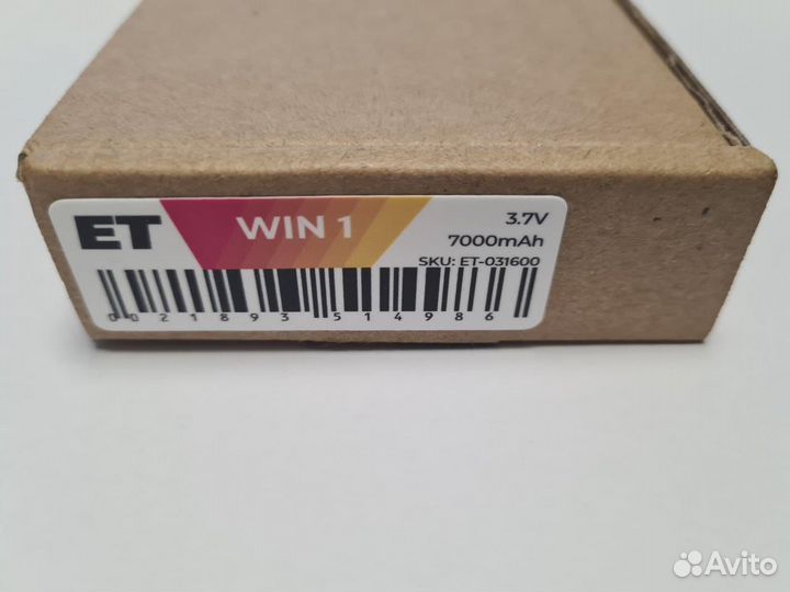 Аккумулятор ET WIN 1