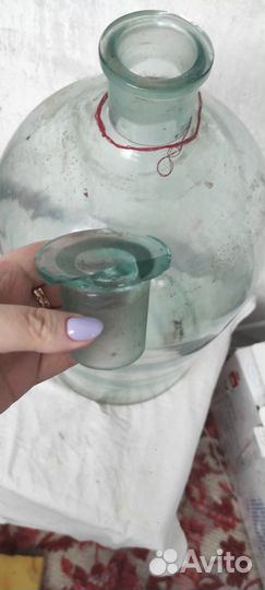 Бутыль стеклянная