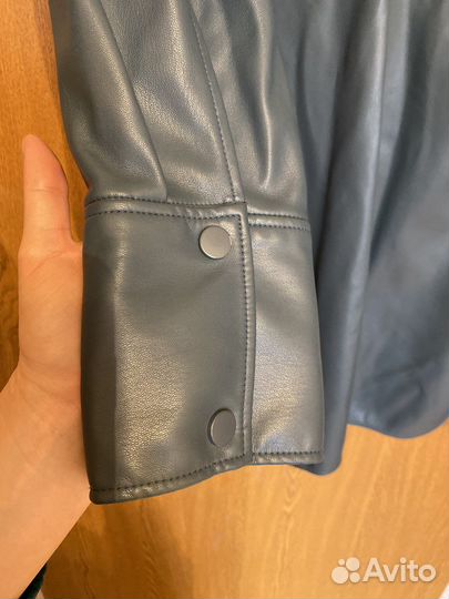 Платье из эко кожи lime