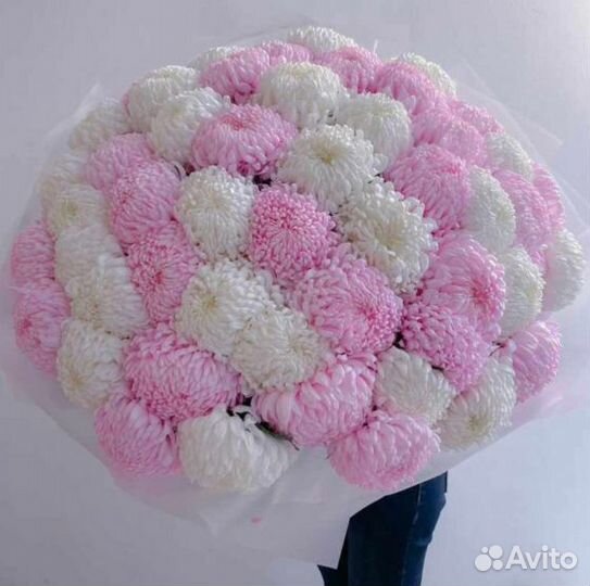 Букет из одноголовых хризантем Новосибирск