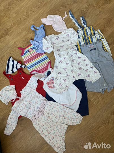 Вещи для девочки 6-9 мес пакетом