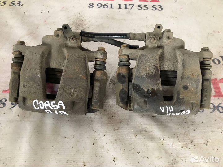 Суппорт передний левый Corsa D Корса Д