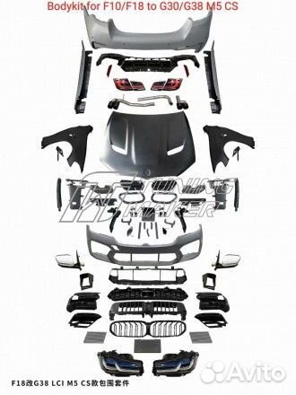 Рестайлинг для BMW 5 Series F10/F18 2010-2017