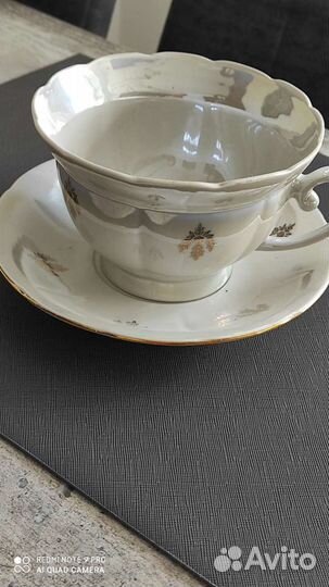 Кружка с блюдцем