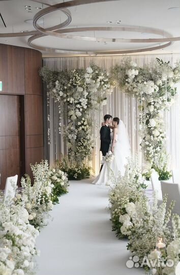 Фотозона Оформление Свадьбы Цветы Свадебный декор