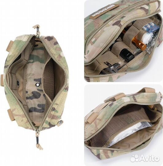 Подсумок органайзер утилитарный мультикам, олива