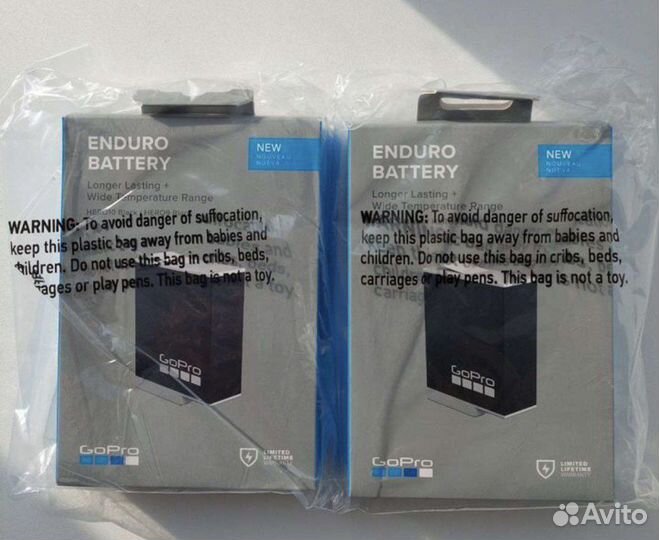 2 Аккумулятора Enduro для gopro 11/10/9 adbat-011
