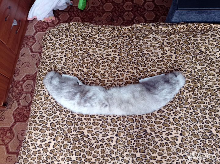 Меховой воротник песец