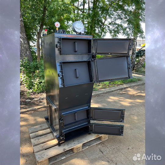 Котел твердотопливный длительного горения