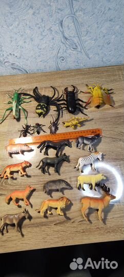 Фото 14 Фигурки зверей насекомых