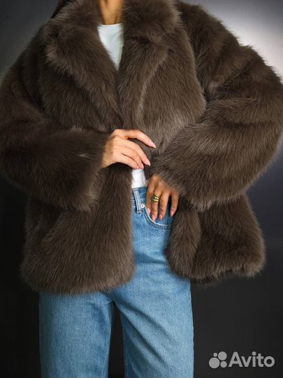 Шуба удлиненная
