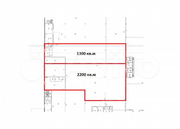 Сдам торговое помещение, 2200 м²