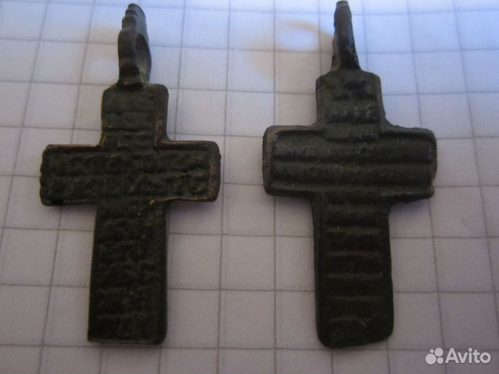 Старинные нательные крестики