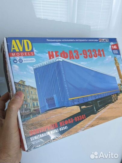 Нефаз-93341. Сборная модель AVD Models