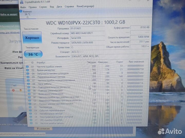 Жесткий диск 1 тб WD