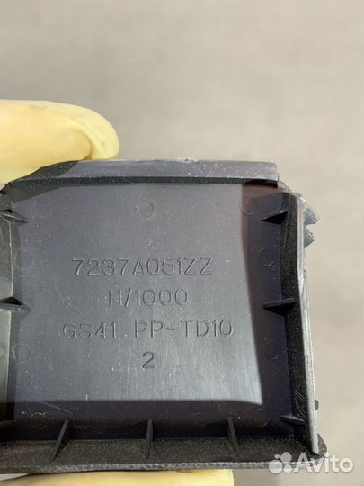 Накладка полки багажника Mitsubishi Lancer X 2007