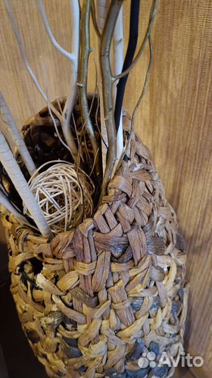 Ваза с сухоцветами