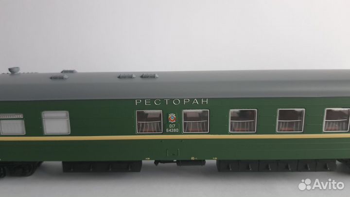 Вагон-ресторан аммендорф 1:87 сжд