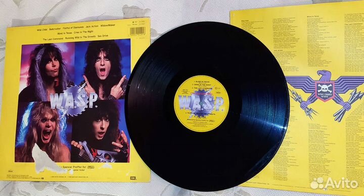 W.A.S.P. The Last Command 1985 Оригинал LP