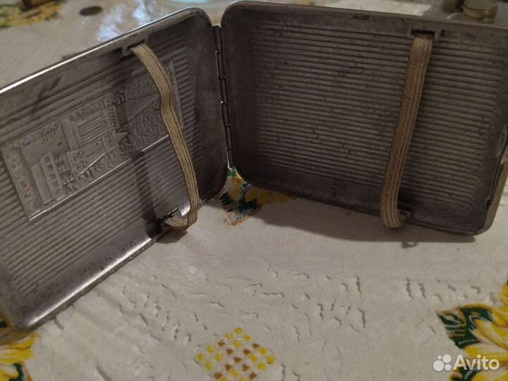 Портсигар металлический советский СССР