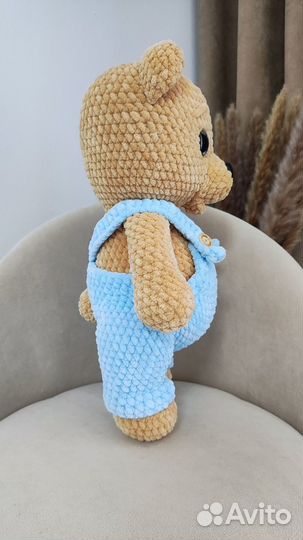 Вязаная игрушка Медведь