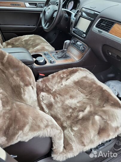 Меховые накидки на сиденья