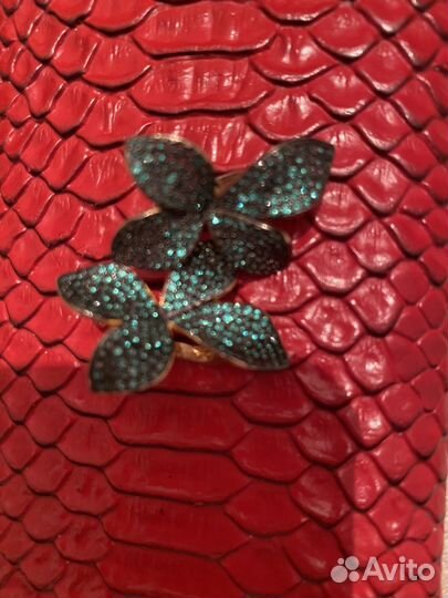 Серьги желтое серебро