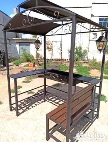 Мангал С печкой под казан