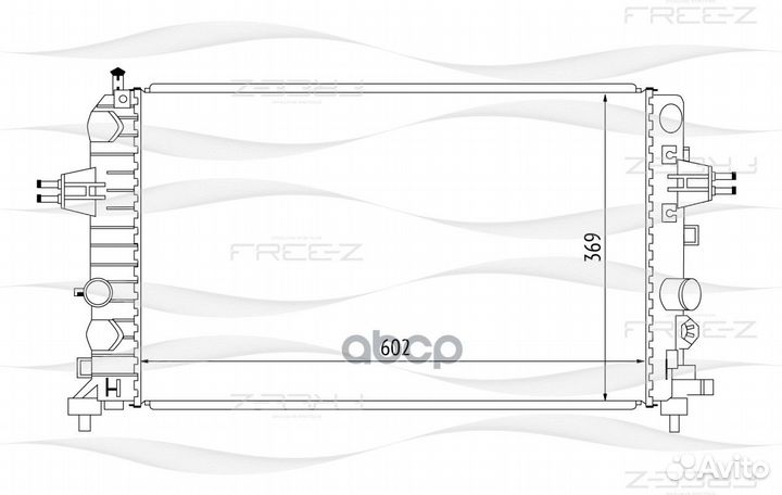 Радиатор KK0161 free-Z