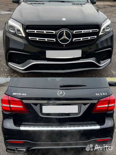Обвес 63 AMG на Mercedes Benz GLS 166
