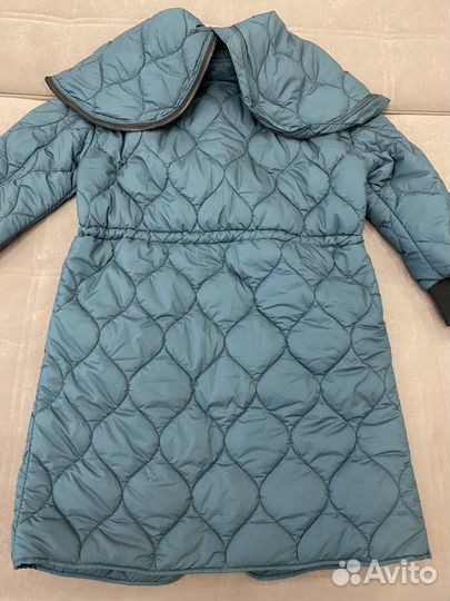 Курта демисезонная для девочки пальто стеганое