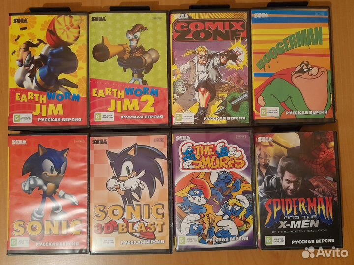 Игры для Сеги (Sega), новые, Авито доставка, Ч. 2
