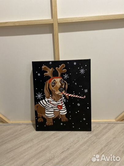Холст на подрамнике 150х110 + подарок картина