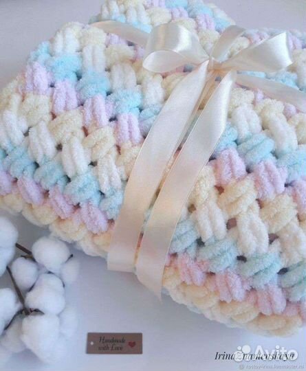 Детский плед ручной работы