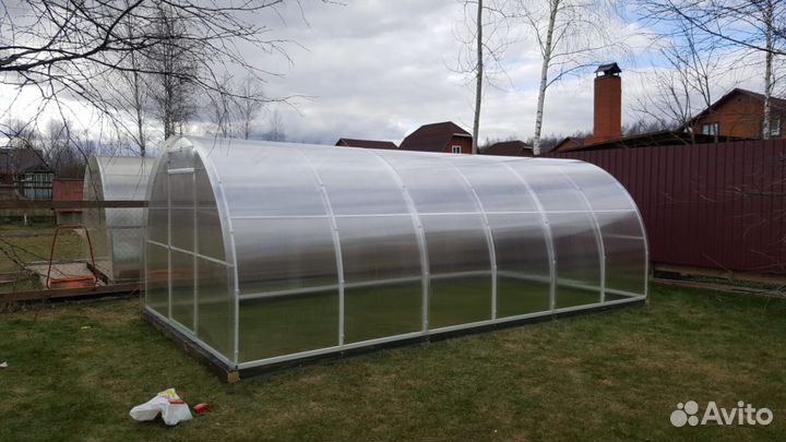 Теплица 3*6 из поликарбоната труба 1 мм