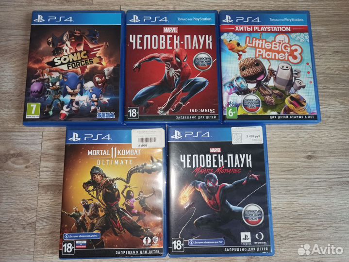 Игры для приставок ps4