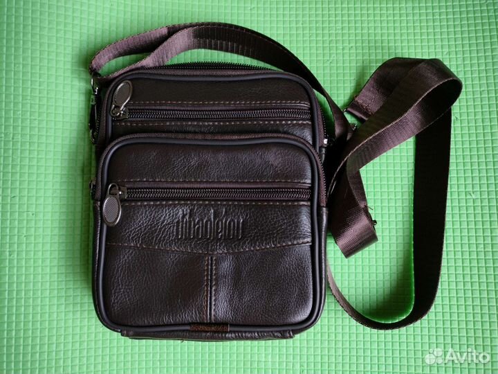 Новая сумка мужская нат. кожа