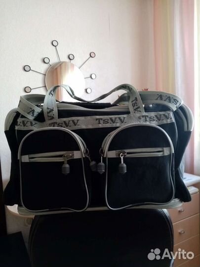 Сумка дорожная через плечо, раскладная