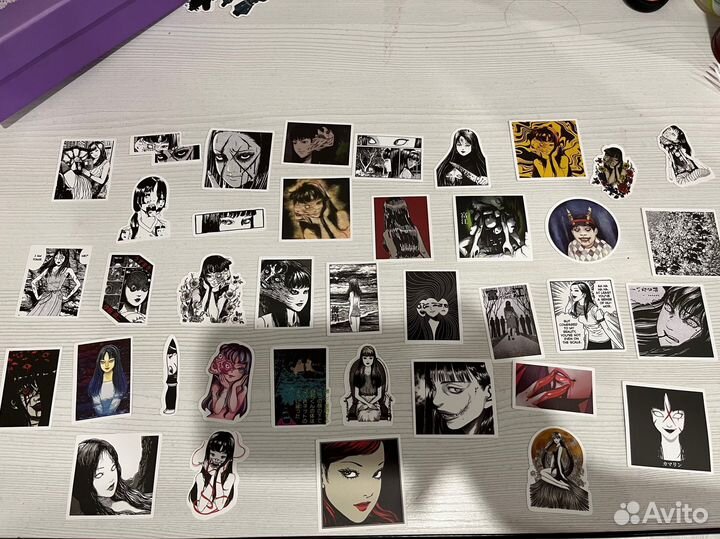 Наклейки аниме