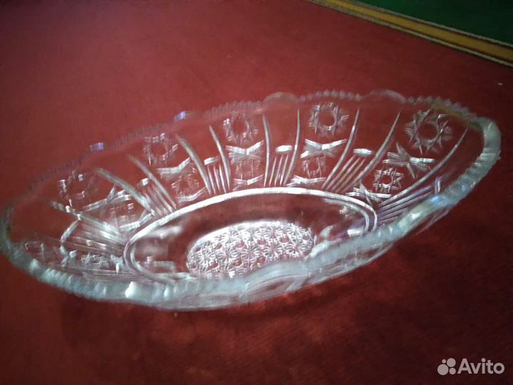 Хрустальная ваза времён СССР